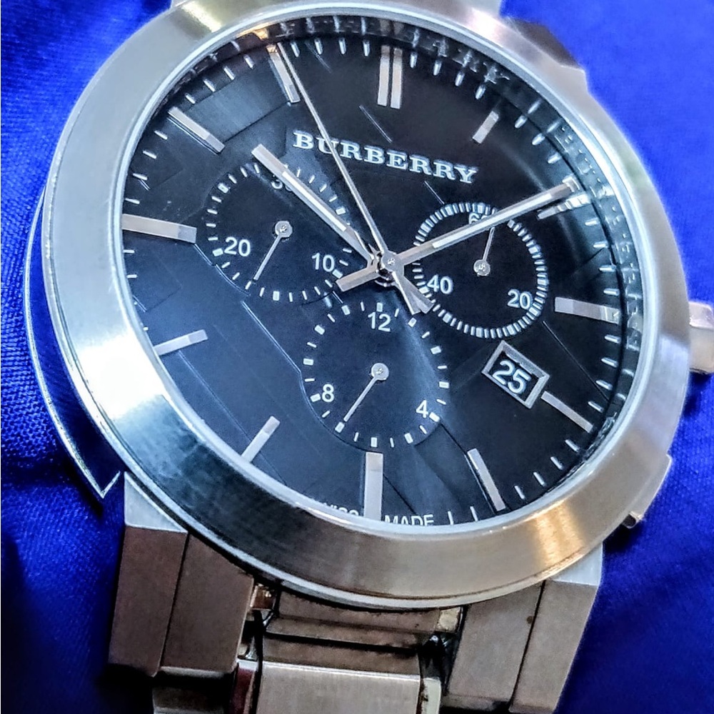 Burberry Bu9351 The City Swiss Chrono 43mm Mens Watch EUC - Picture 12 of 12